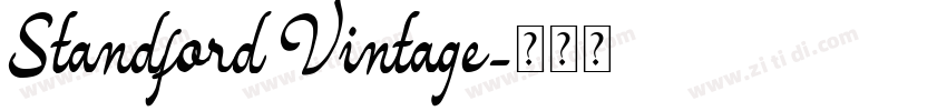 Standford Vintage字体转换